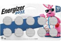 Energizer CR2032 3V Lithium Coin Apple Airtag Batteries 10-Pack