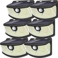 Aootek New Solar Motion Sensor Lights 6 Pack