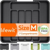 Lifewit Silverware Drawer Organizer