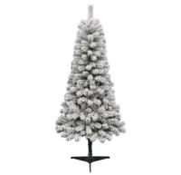Holiday Time Pine Green Flocked Artificial Christmas Tree