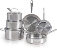 T-fal Pro Tri-Ply Stainless Steel Cookware Set