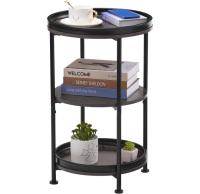 Dulcii Steel Frame Round Side Table