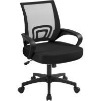 Yaheetech Mid-Back Mesh Office Chair