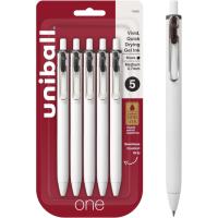 uniball one Retractable Gel Pens 5 Pack