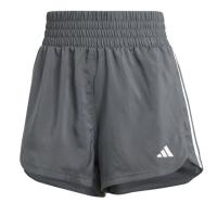 adidas women Pacer Training 3-Stripes Woven High-Rise Shorts
