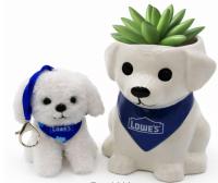 Free Puppy Planter and Plush Keychain First 150 Lowes April 4th 10 am