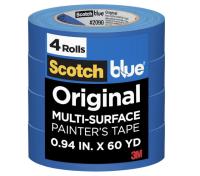 ScotchBlue Original Multi-Surface Painters Tape 4 Rolls
