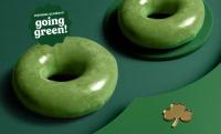 Krispy Kreme Free Krispy Kreme Glazed Donut Wearing Green