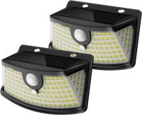 Aootek New Solar Motion Sensor Lights 2 Pack