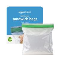 Amazon Basics Resealable Double Zipper Sandwich Bags