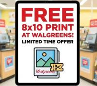 8x10 Photo Print at Walgreens with RAINYPRINT