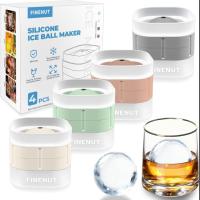 Silicone Ice Ball Mold with Lid