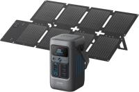 Anker Solix C200 DC 192Wh LiFePO4 Power Station with Solar Panel