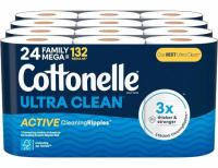 Cottonelle Ultra Clean Toilet Paper Rolls 24 Pack