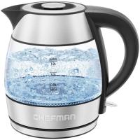 Chefman 1.2L Rapid Boil Glass Kettle