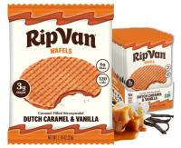 Rip Van Wafels Dutch Caramel and Vanilla Stroopwafels 12 Pack