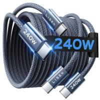 Lisen 240w 6ft USB-C Cable 2 Pack
